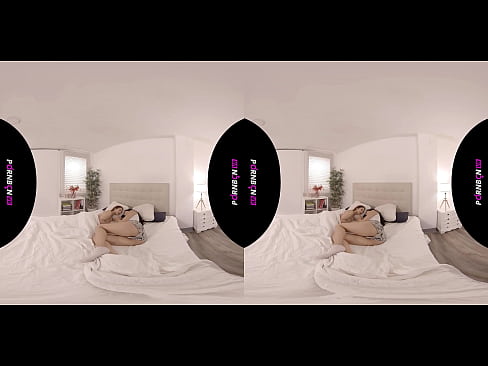 ❤️ PORNBCN VR Lilesbiene tse peli tse nyane li tsoha li lla ka 4K 180 3D virtual reality Geneva Bellucci Katrina Moreno ❤️  ﹏